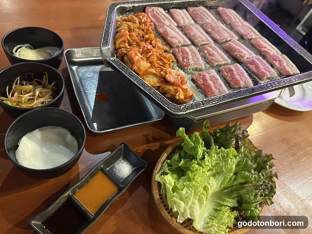 Korean BBQ Table Setting