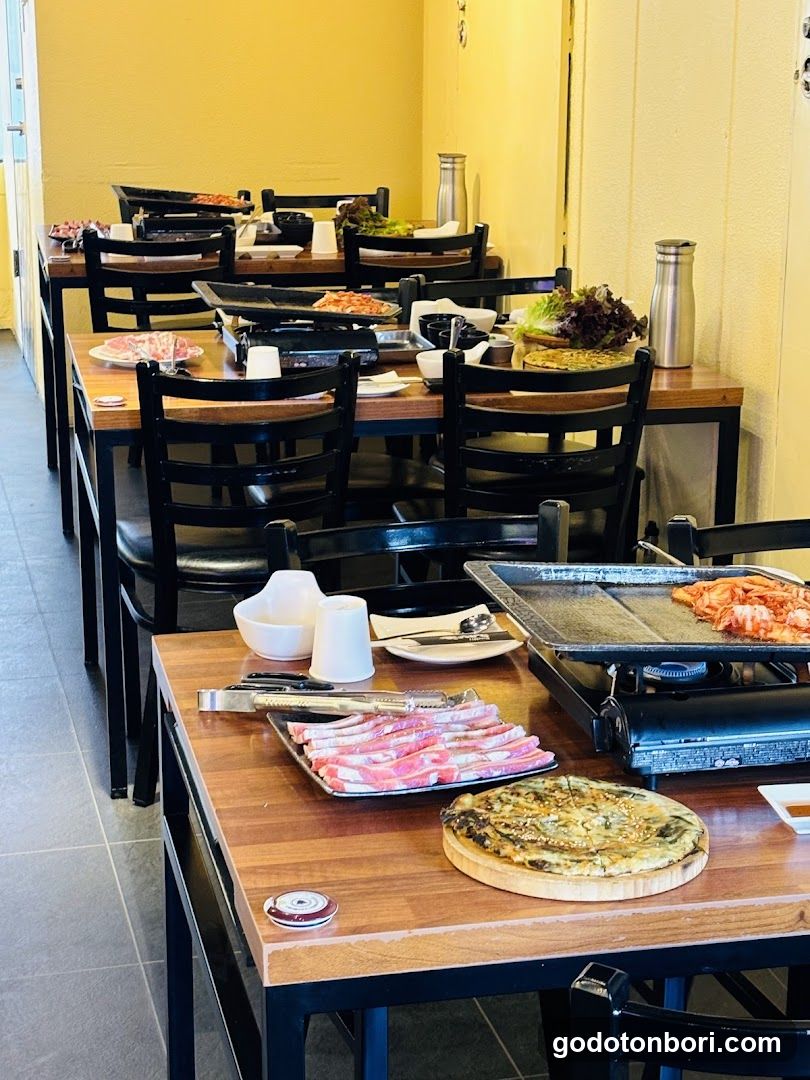 BBQ Restaurant Interior