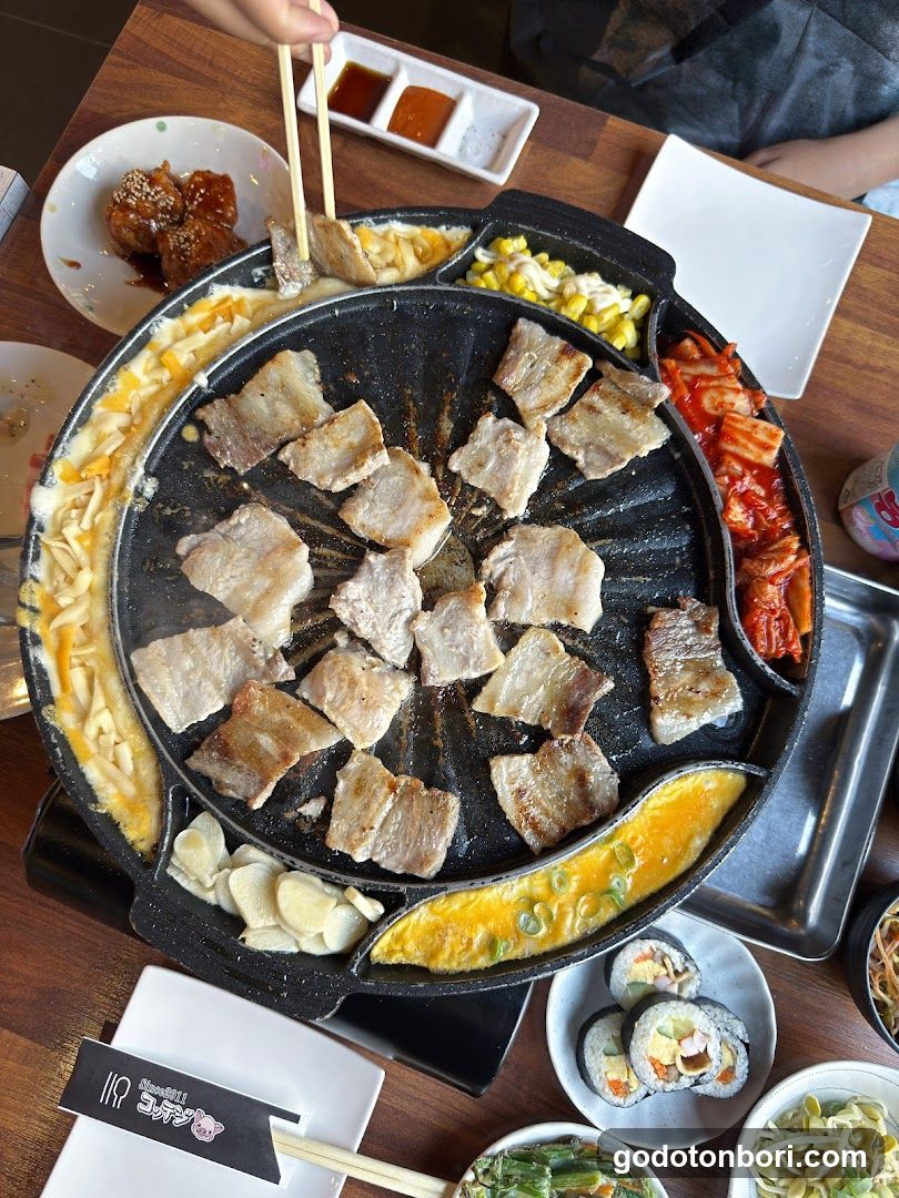 Korean BBQ Table Spread
