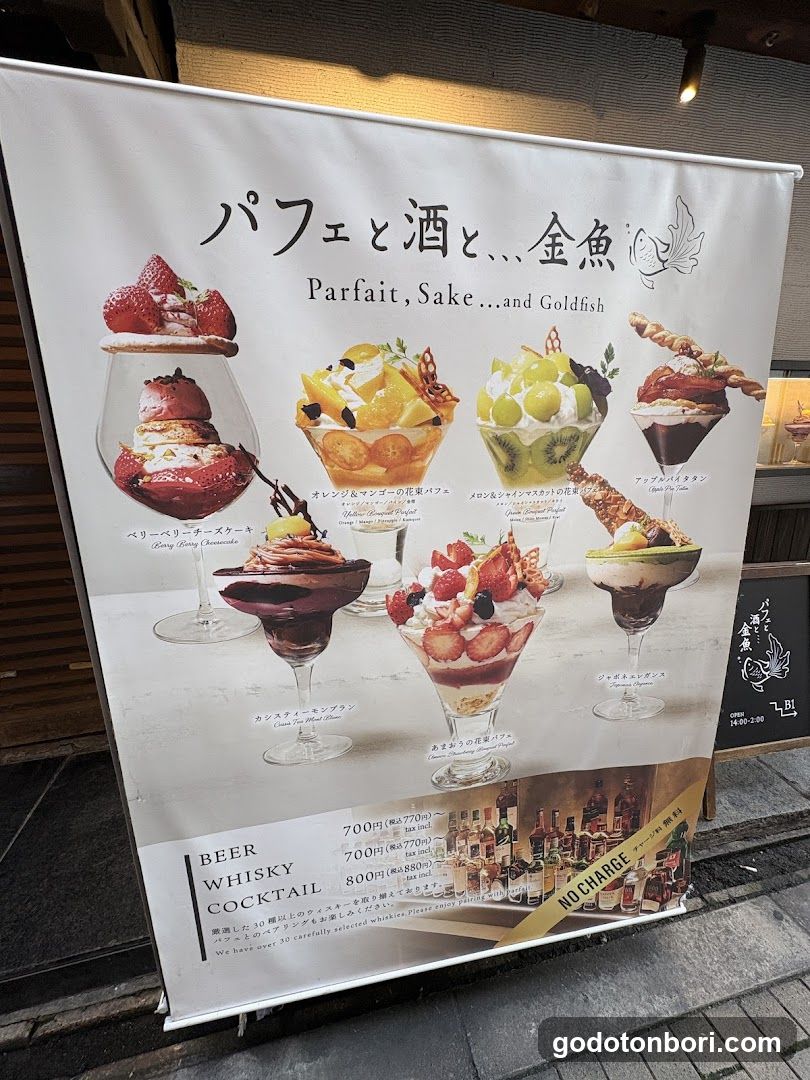 Parfaits, Sake, and Goldfish