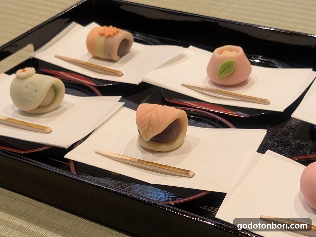 Dessert Tray with Wafers and Matcha