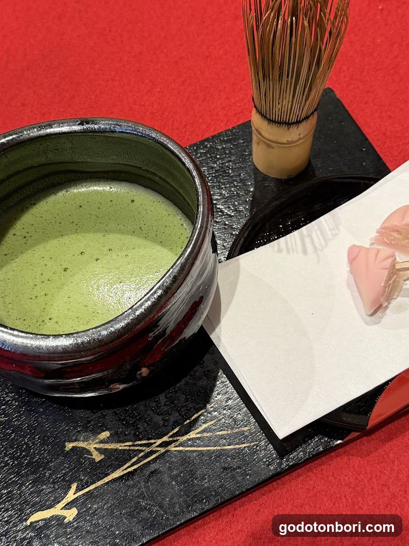 Matcha Tea and Wagashi