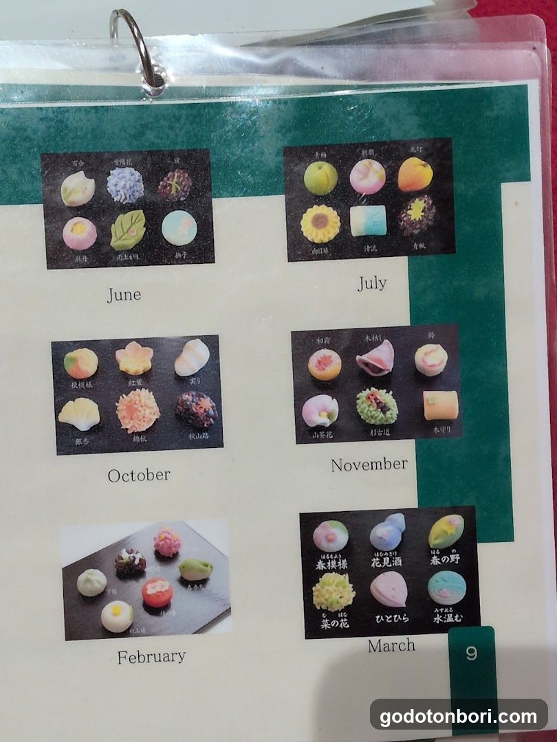 Wagashi Seasonal Display