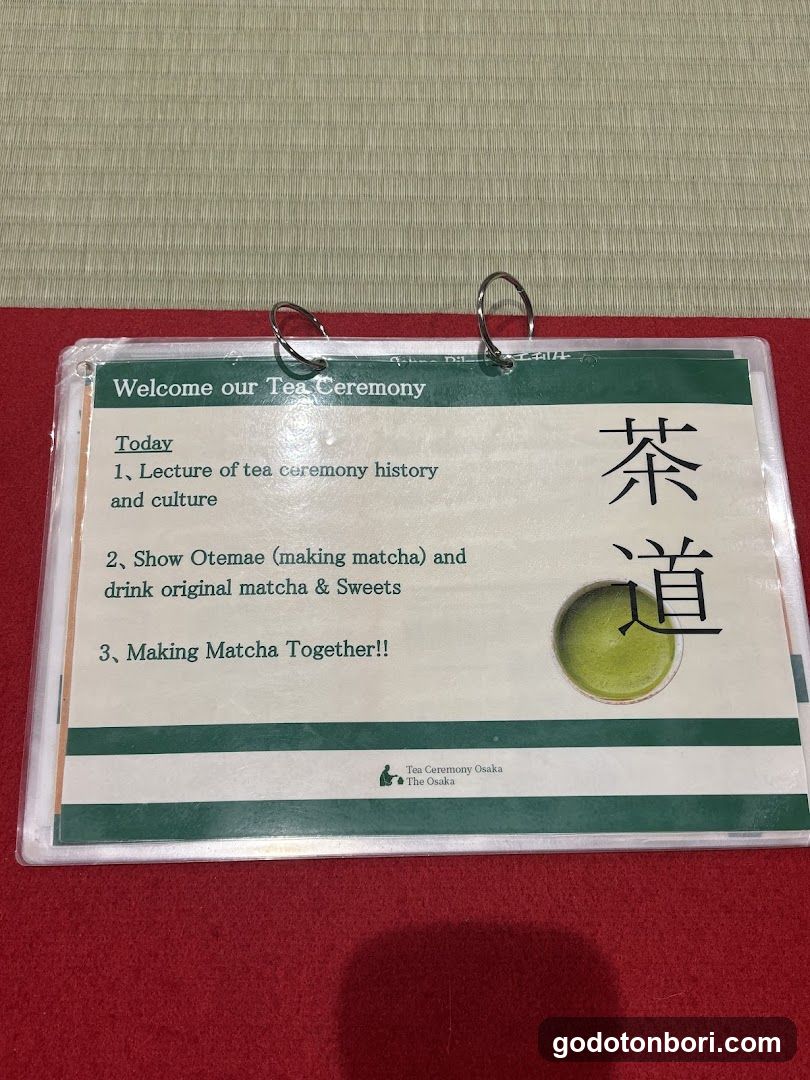 Tea Ceremony Event Sign