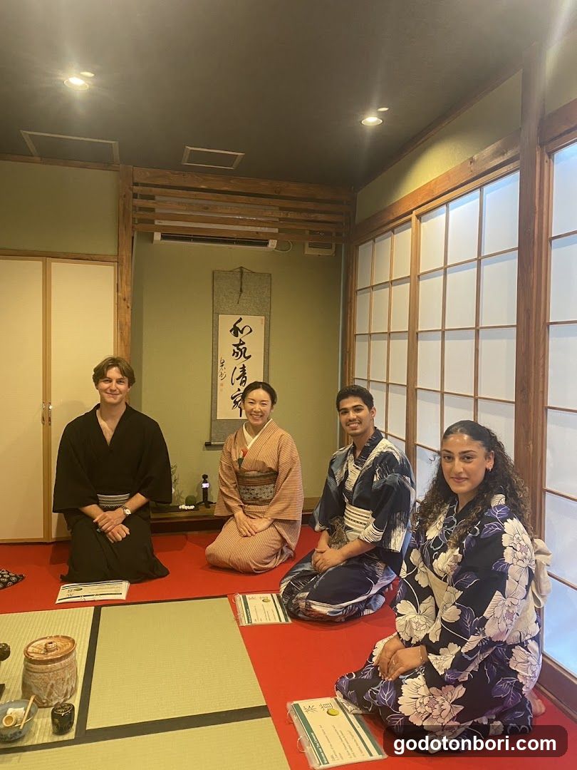 Group in Traditional Japanese Attire