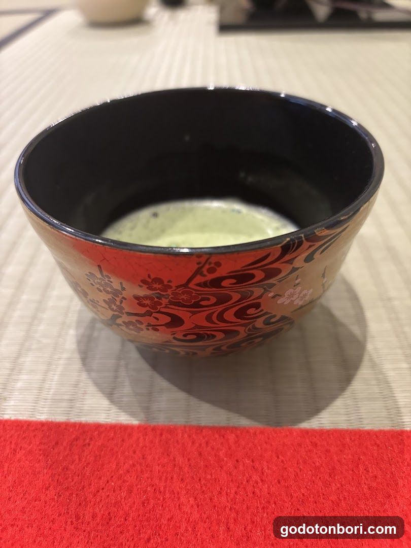 Matcha in Decorative Bowl