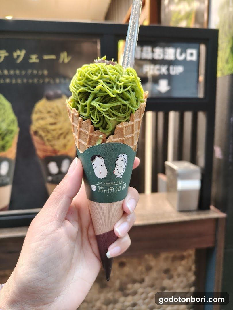 Matcha Ice Cream Cone