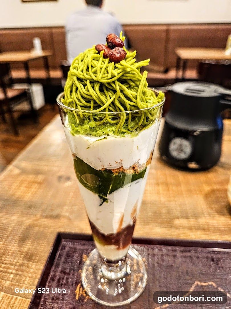 Matcha Dessert in Glass Cup