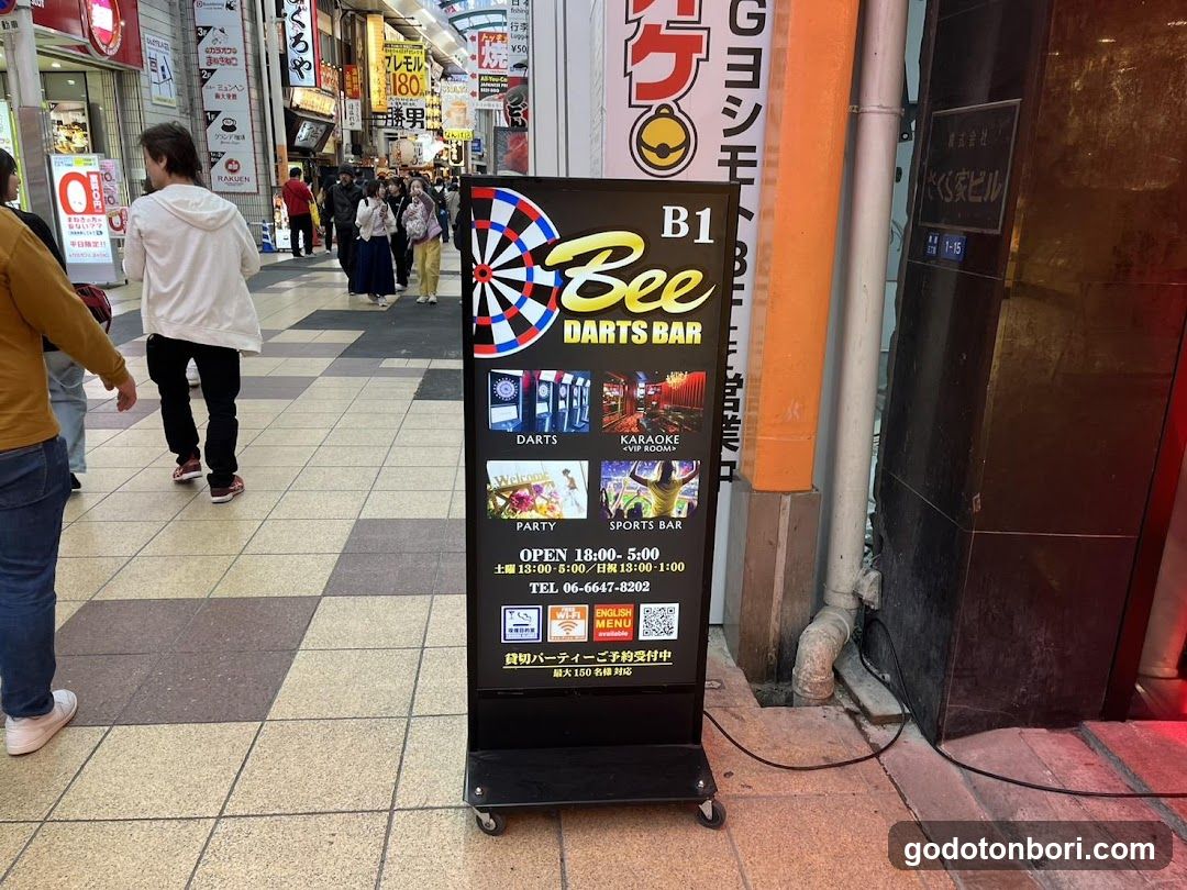 Bee Darts Bar Signboard