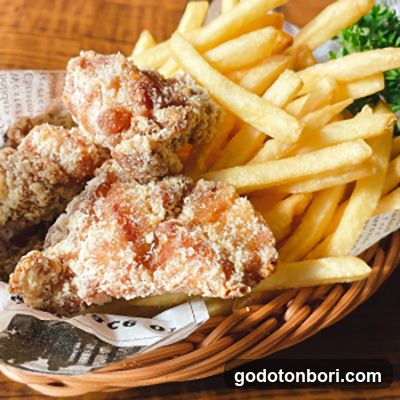 Fried Chicken and French Fries