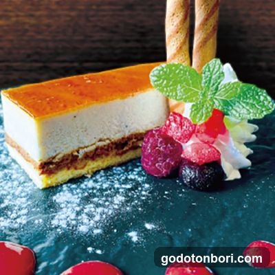 Cheesecake with Mint and Berries