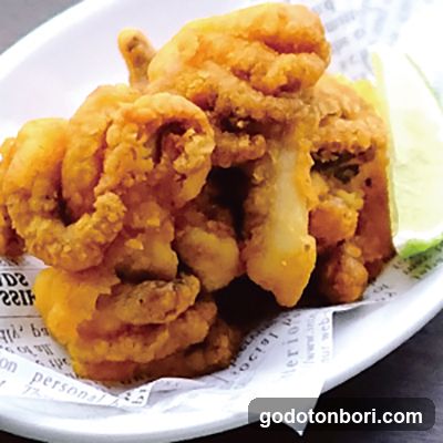 Fried Squid on a Plate