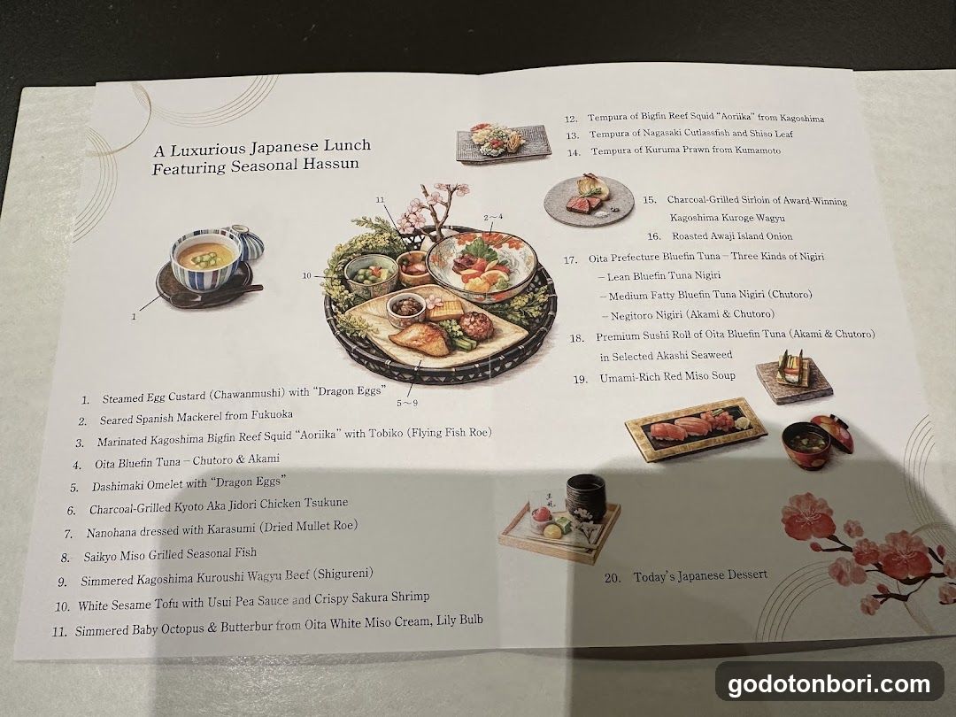 A Luxurious Japanese Lunch Featuring Seasonal Hassun