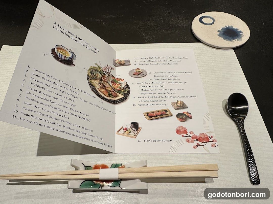 Luxurious Japanese Seasonal Kaiseki Menu