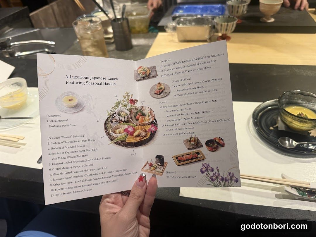 Luxury Japanese Lunch Menu
