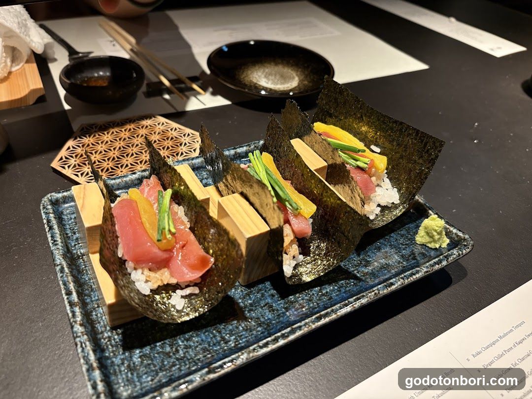 Sushi Platter with Seaweed Wraps