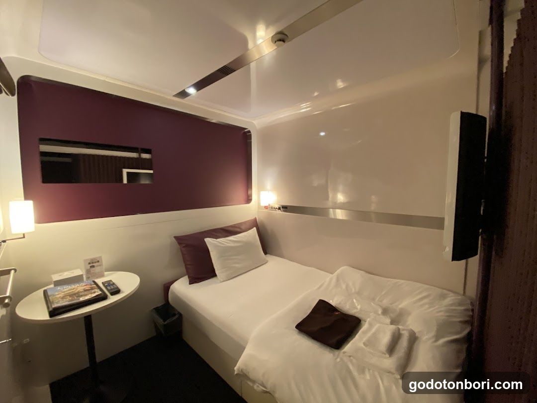 Compact Hotel Room Interior