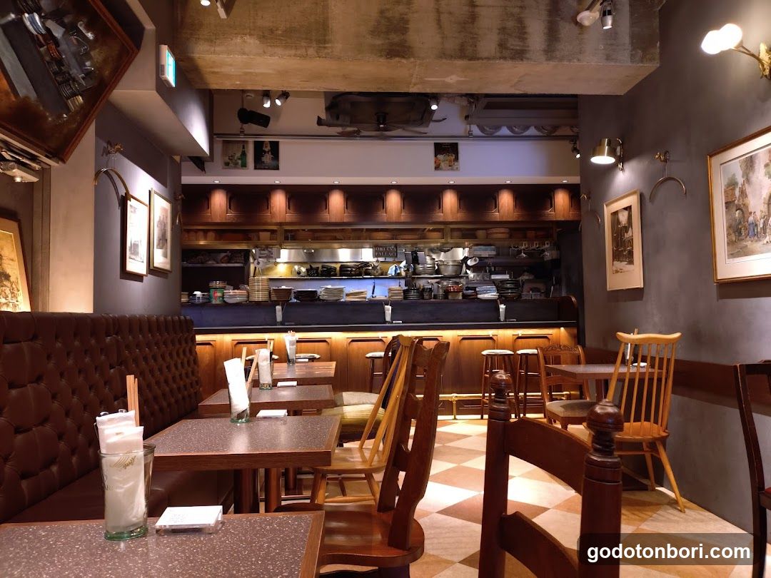 Interior of a cozy restaurant or cafe