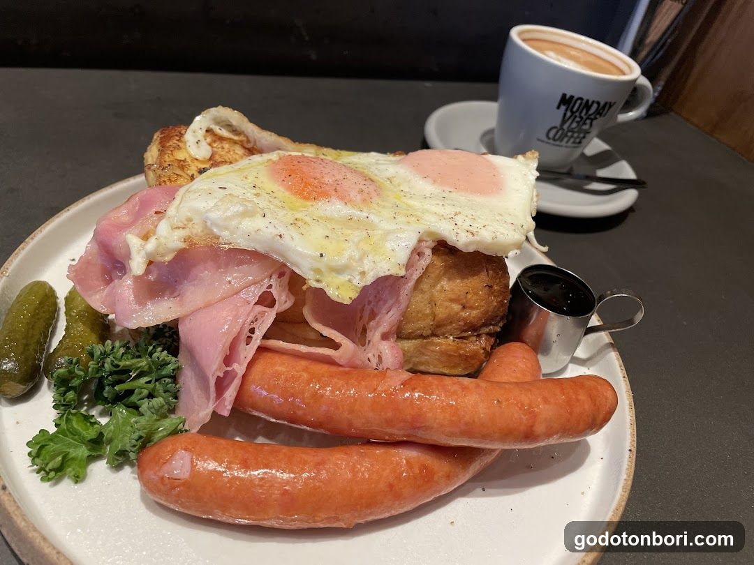 Breakfast Plate with Coffee