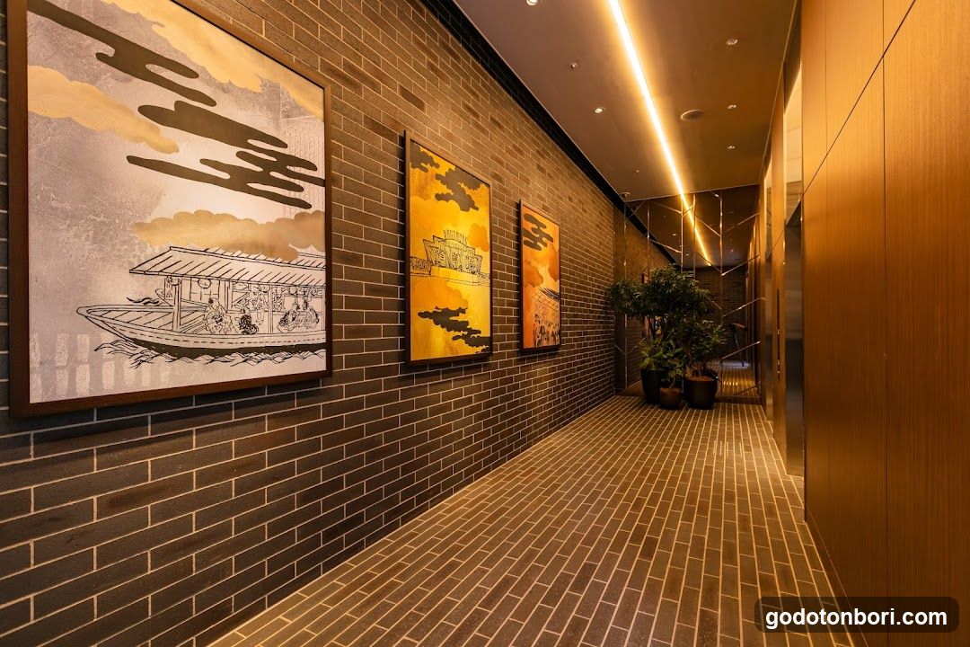 Interior Hallway with Artwork