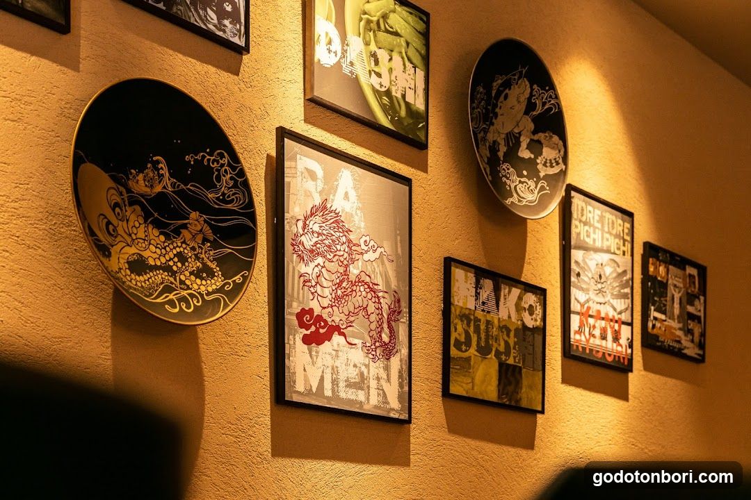 Decorated Wall with Artwork and Posters
