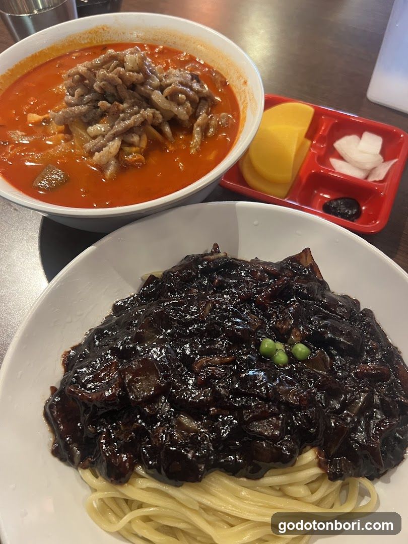 Korean Noodle Meal