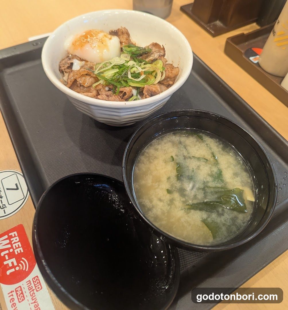 Bowl of beef and soup