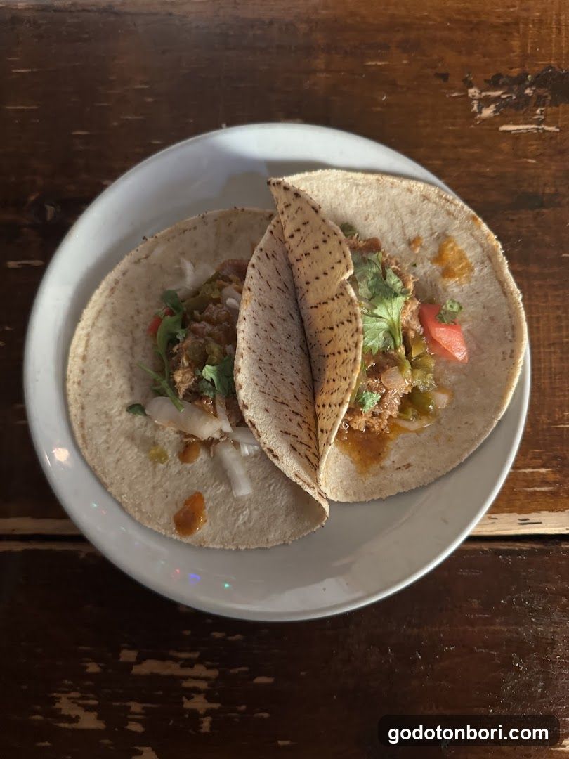 Tacos on a Plate