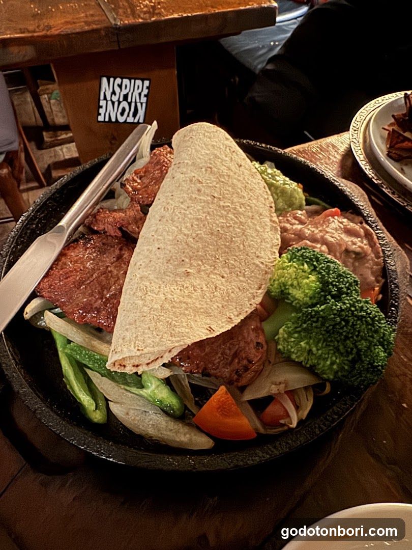 Sizzling Steak and Broccoli Dish