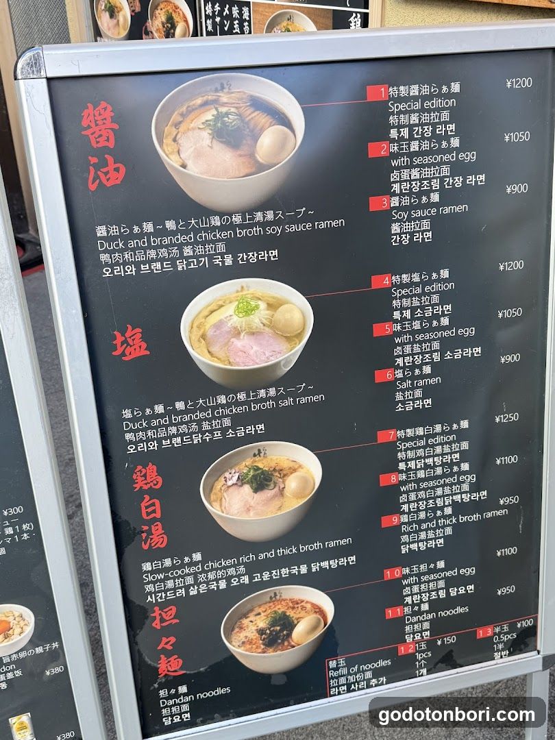 Ramen Menu Board