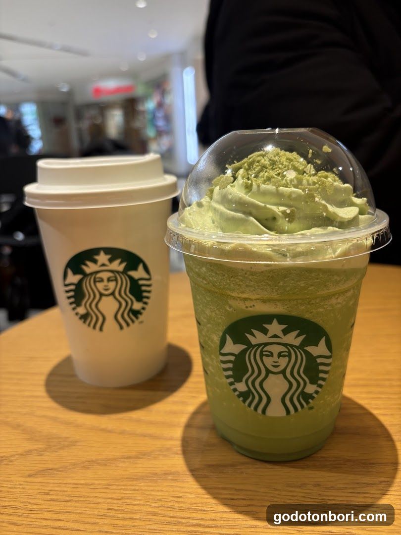 Starbucks Drinks on Table