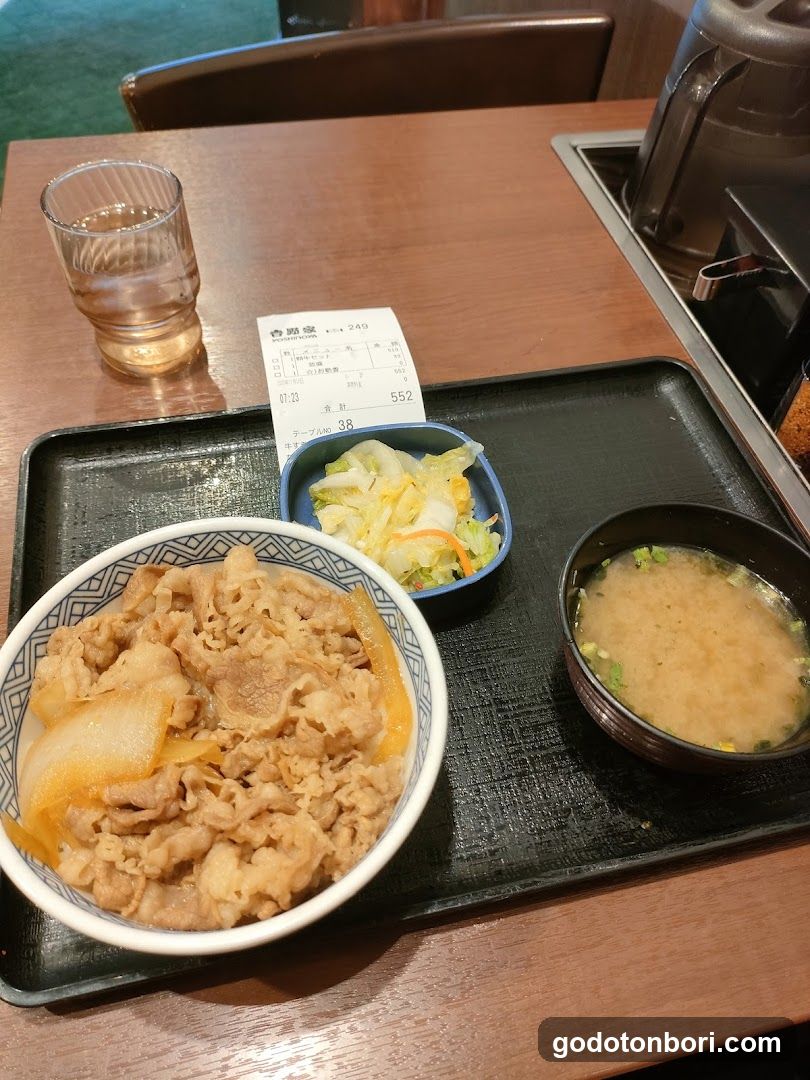 Japanese Meal on Tray