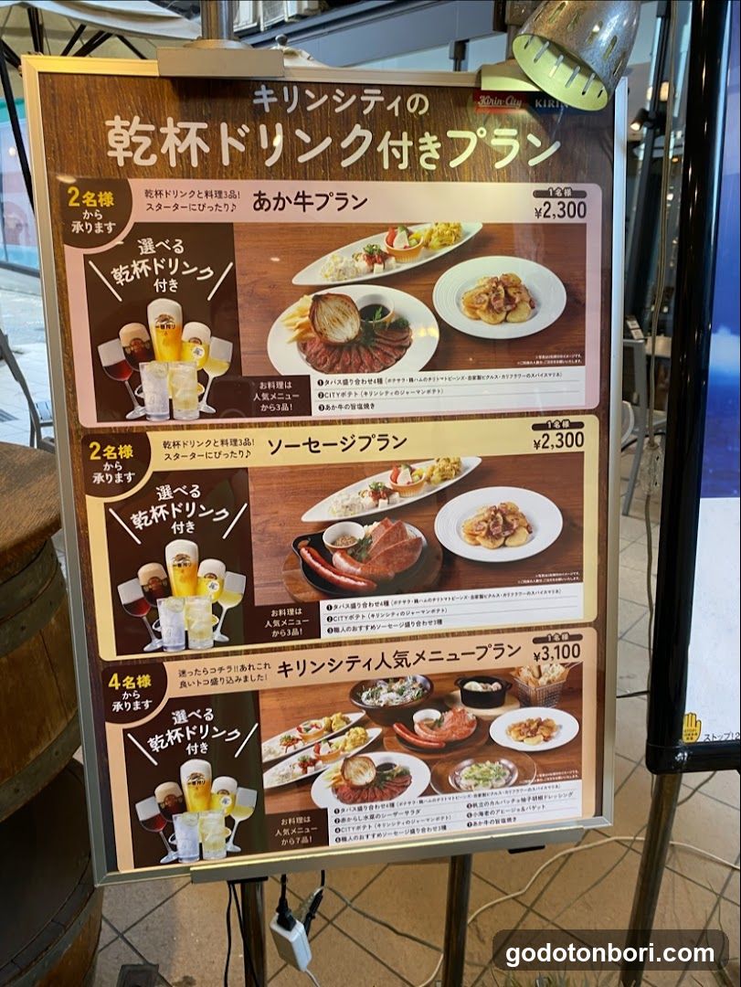 Kintoshi Drink Plan Menu Board