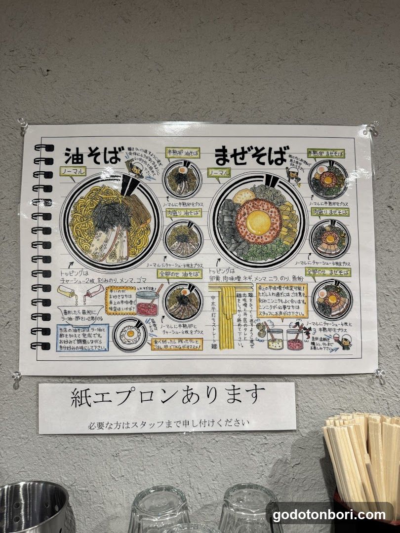 Roman Aburasoba & Mazesoba Namba Minami-guchi
