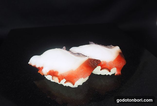Sushi with White Fish and Red Skin