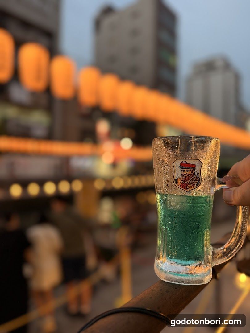 Beer Mug with City Background