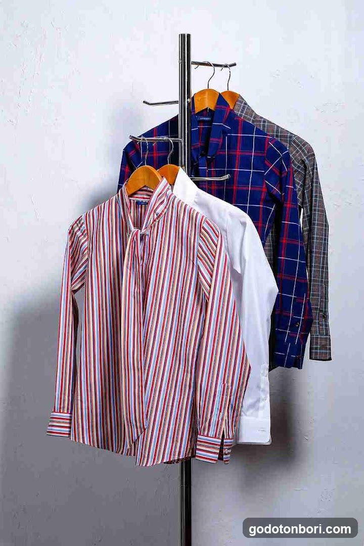 Hanging Shirts Display