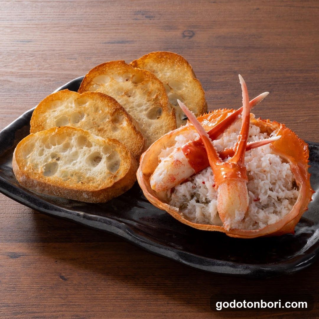 Crab and Toast Dish
