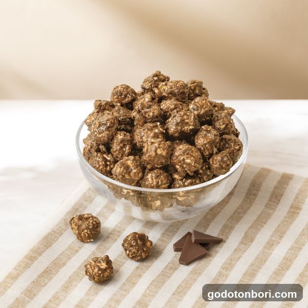 Chocolate Coated Popcorn Bowl
