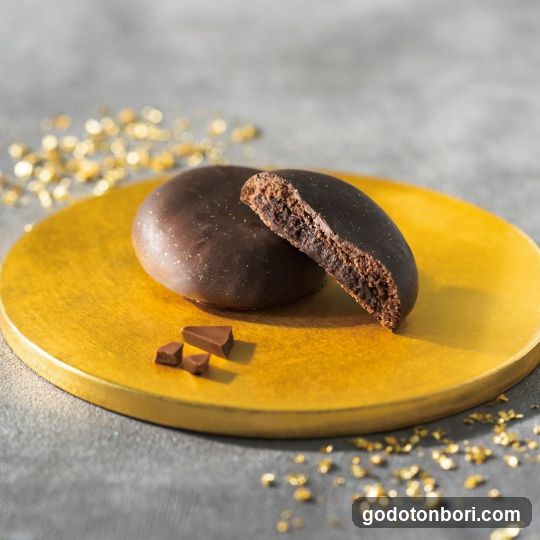 Chocolate Pastry on Yellow Plate