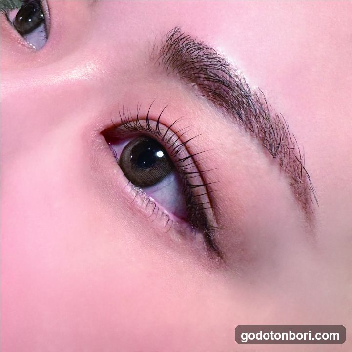 Close-up of an eye with makeup