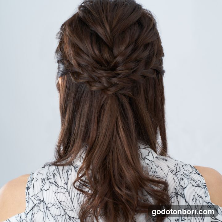 Braided Half-Up Hairstyle