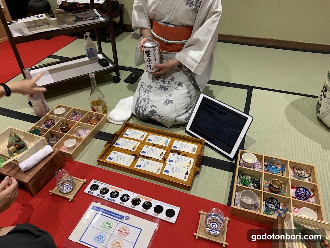 japanese sake experiences osaka「tasting tasty」日本酒体験