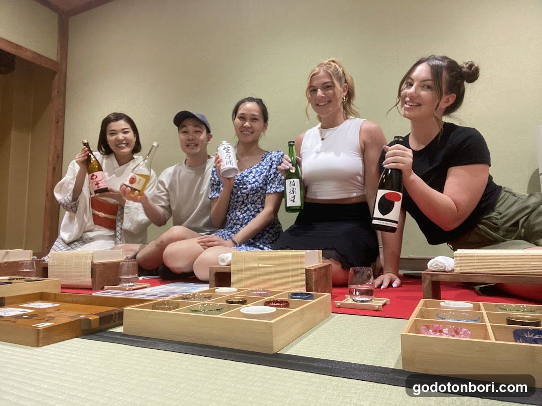 japanese sake experiences osaka「tasting tasty」日本酒体験