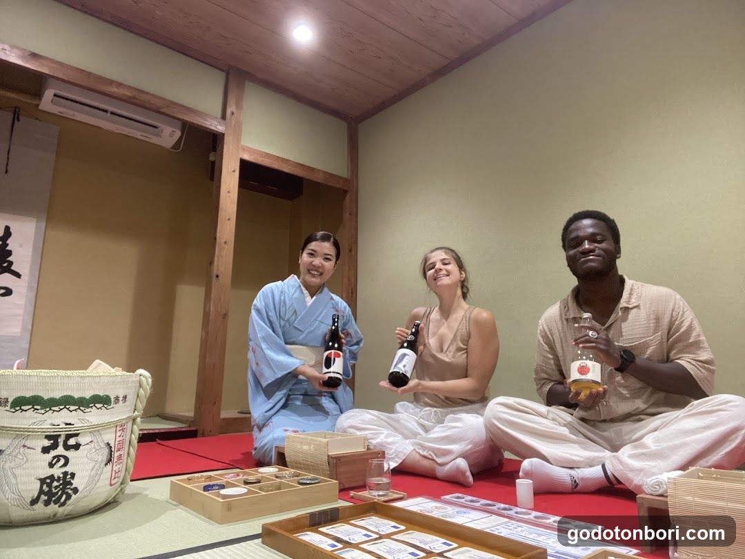 japanese sake experiences osaka「tasting tasty」日本酒体験