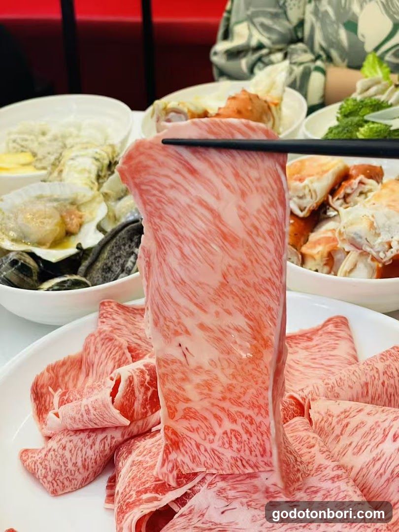 Wagyu and Seafood Ichiraku Dotonbori Branch