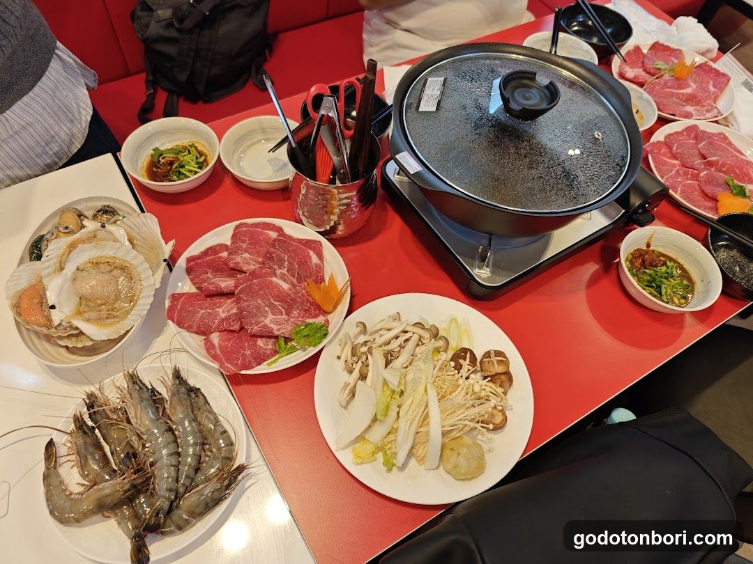 Wagyu and Seafood Ichiraku Dotonbori Branch