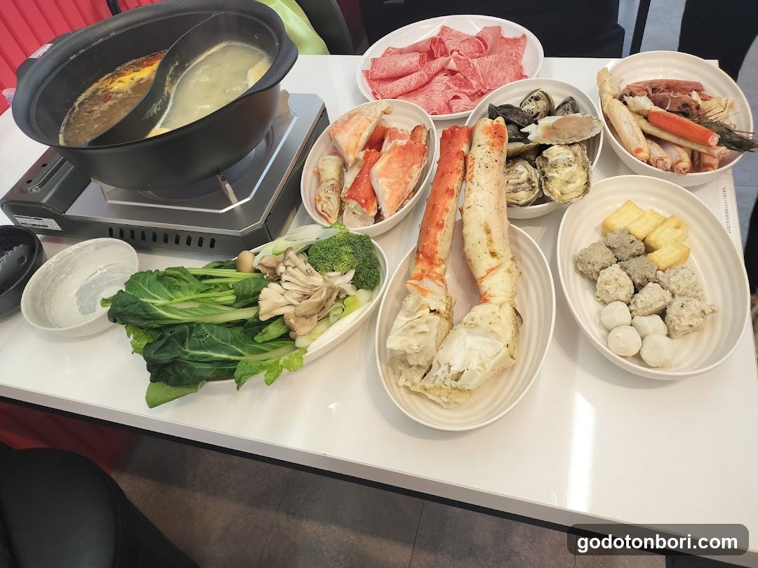 Wagyu and Seafood Ichiraku Dotonbori Branch