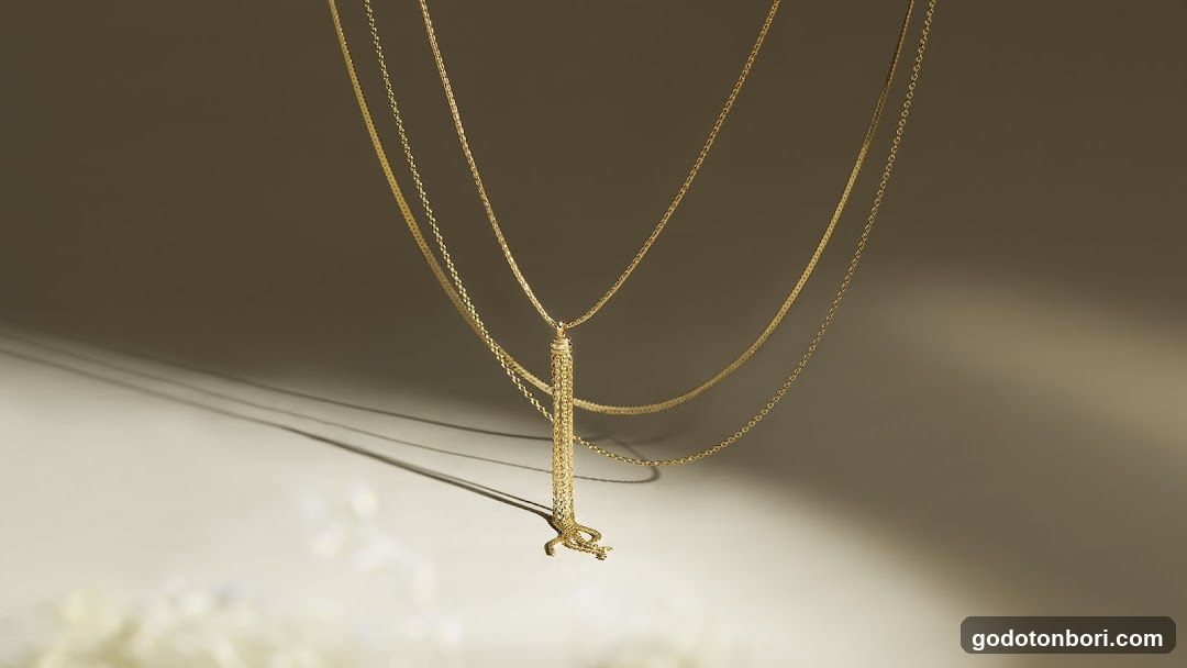 Gold Pendant Necklace