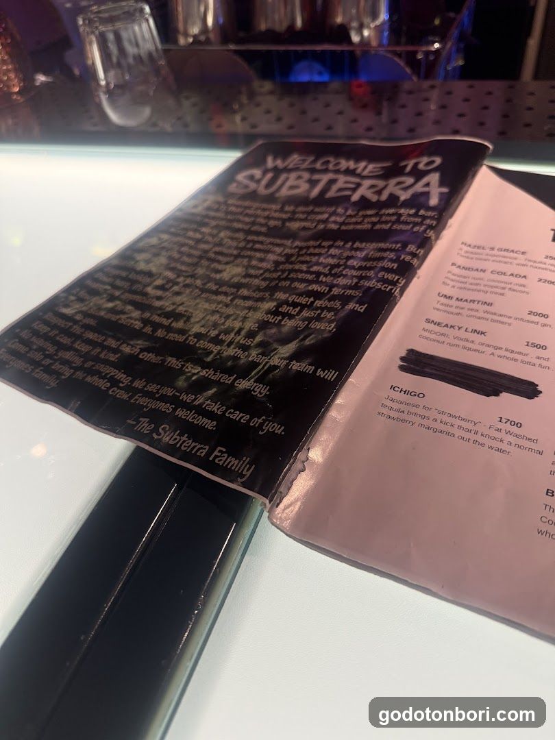 Subterra Cocktail Bar
